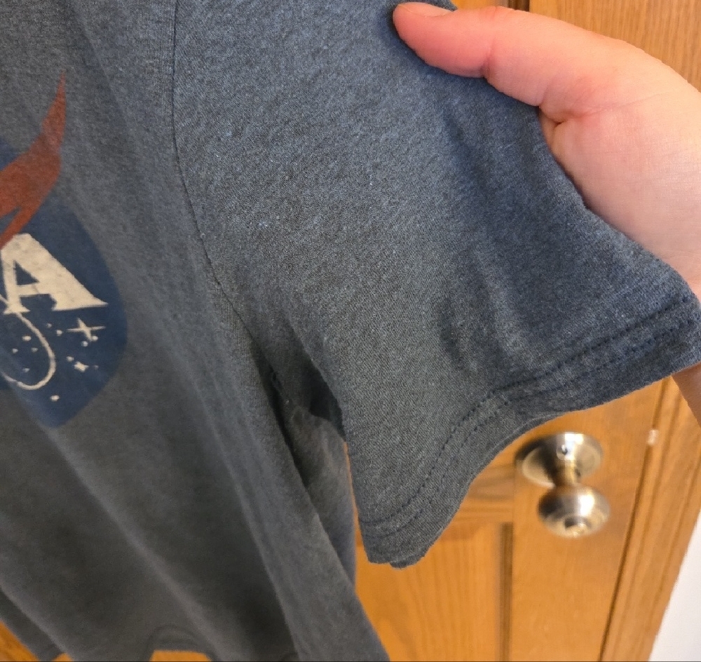 Men's NASA Short Sleeve Logo Tee - Picture 6 of 8